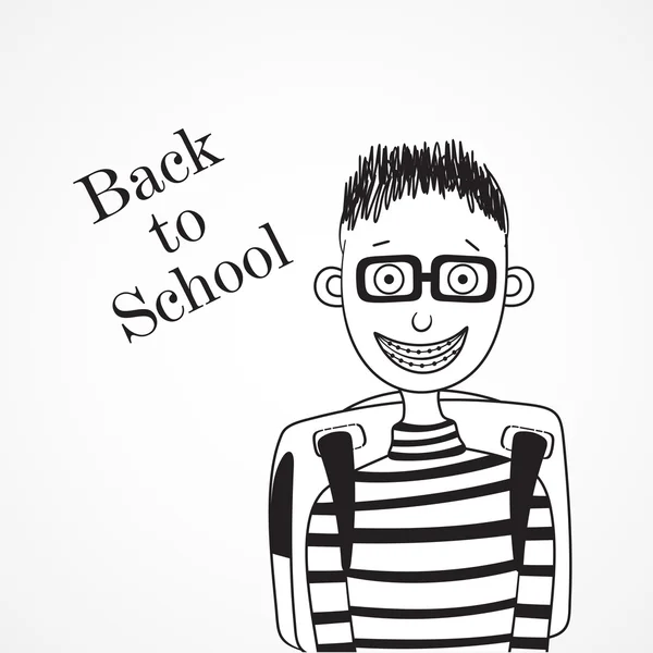 Torna a scuola — Vettoriale Stock