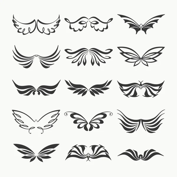 Wings collection Royalty Free Stock Vectors