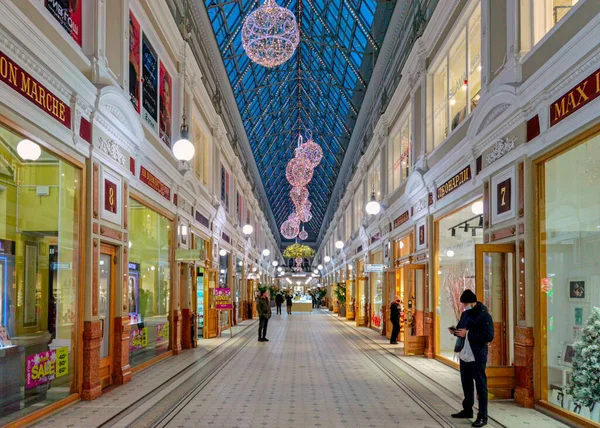 Sankt Petersburg Russland Jenuar 2022 Innenraum Des Einkaufszentrums Passage Sankt — Stockfoto