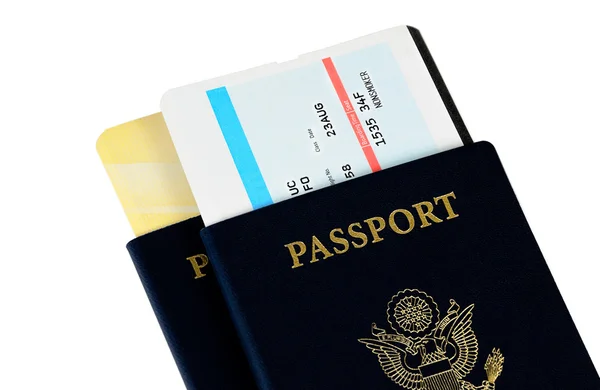 Dos pasaportes — Foto de Stock