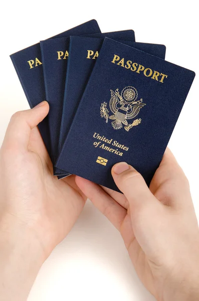 Titular de passaporte — Fotografia de Stock