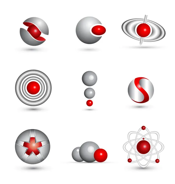 Logos 9 en un — Image vectorielle