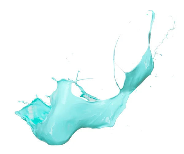 Blue paint splash — Stock Photo, Image