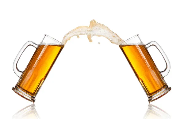 Bicchieri di birra — Foto Stock