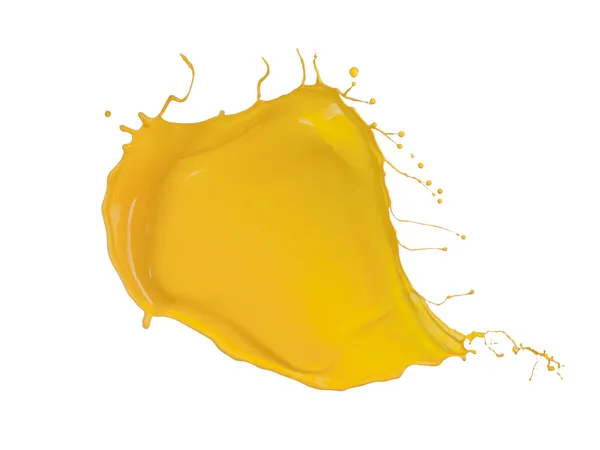 Yellow splash — Stock Photo, Image