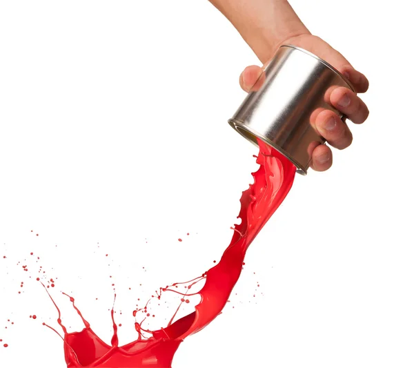 Red paint — Stock Photo, Image