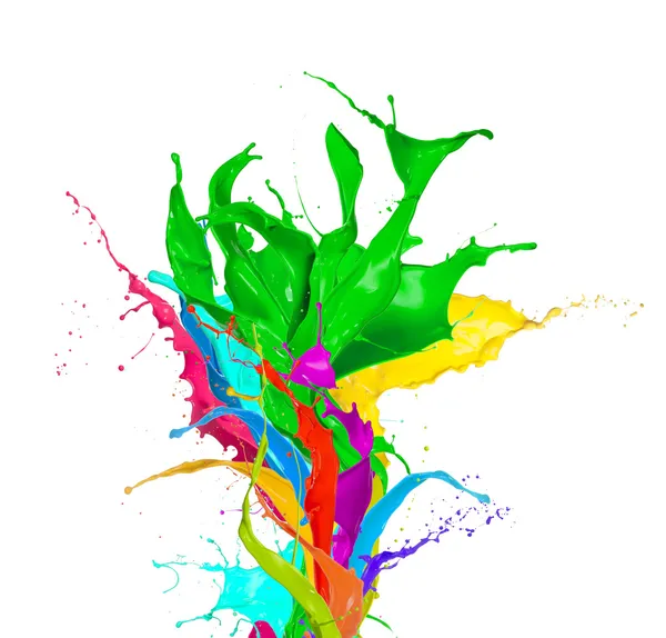 Colored splashes — Stock Photo, Image