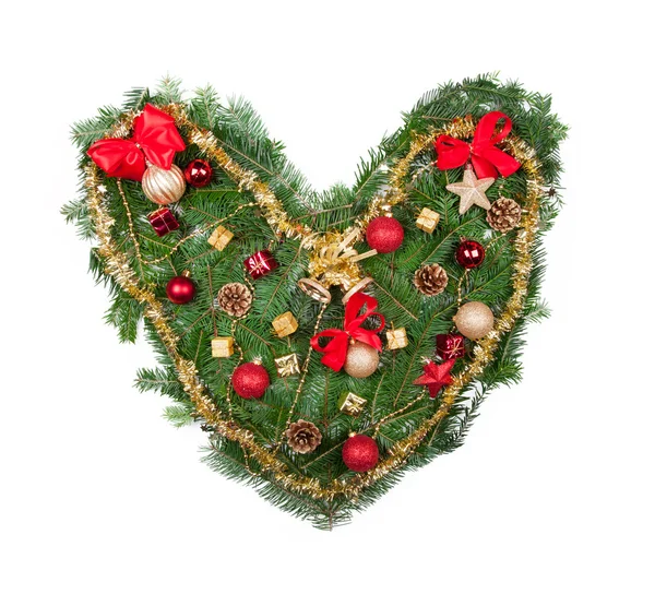 Corazón de Navidad —  Fotos de Stock