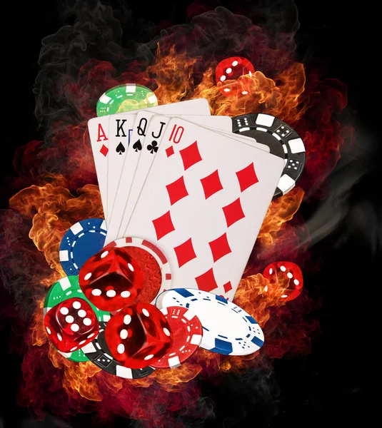 Sfondo Poker — Foto Stock