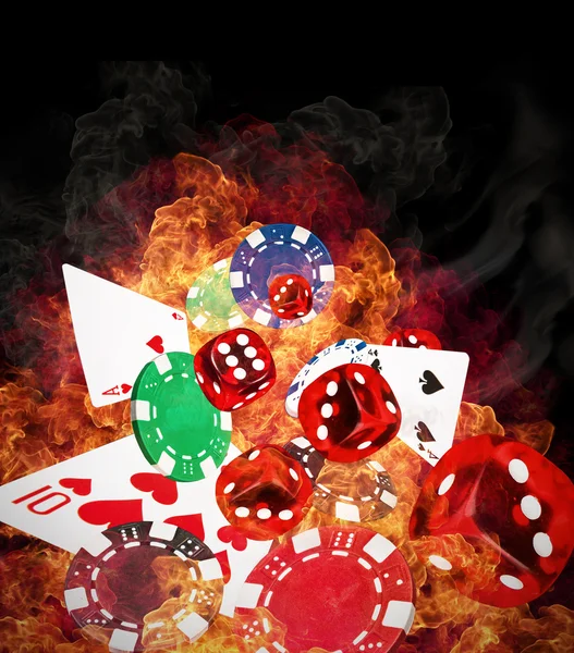 Sfondo Poker — Foto Stock