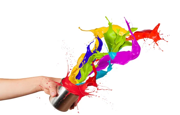 Colored splashes — Stock Photo, Image