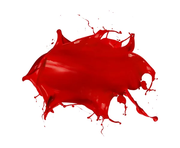 Salpicadura roja — Foto de Stock