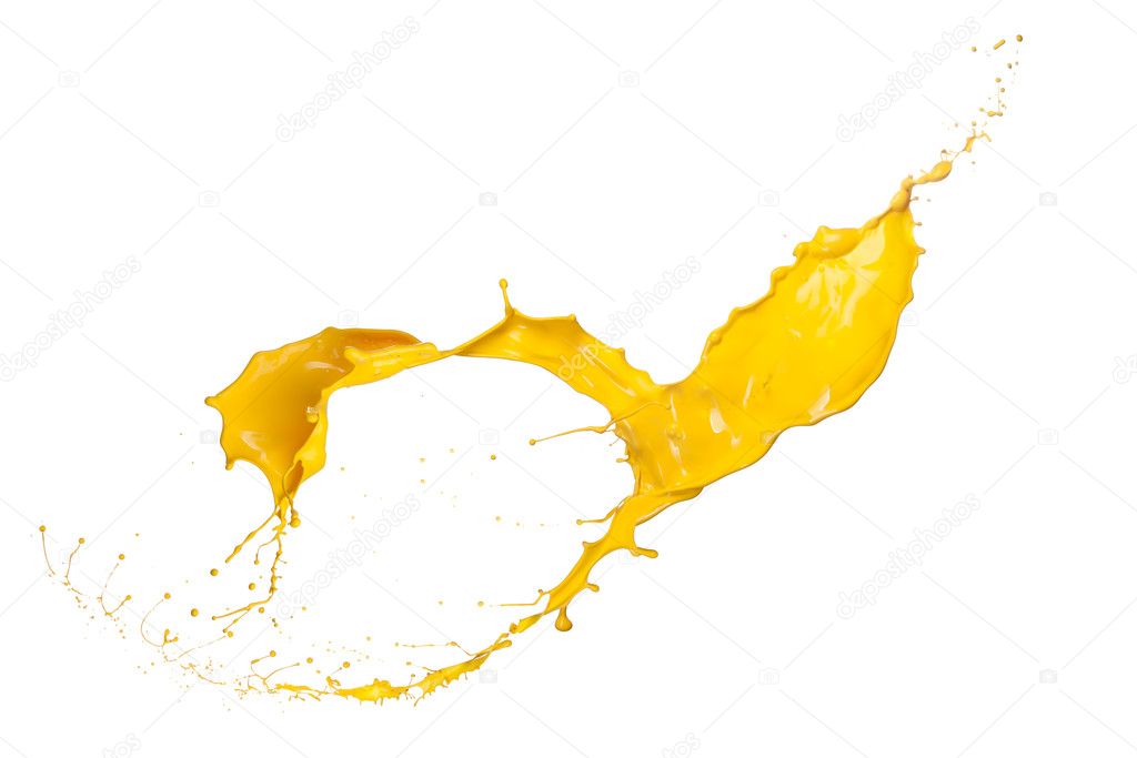 Yellow splash