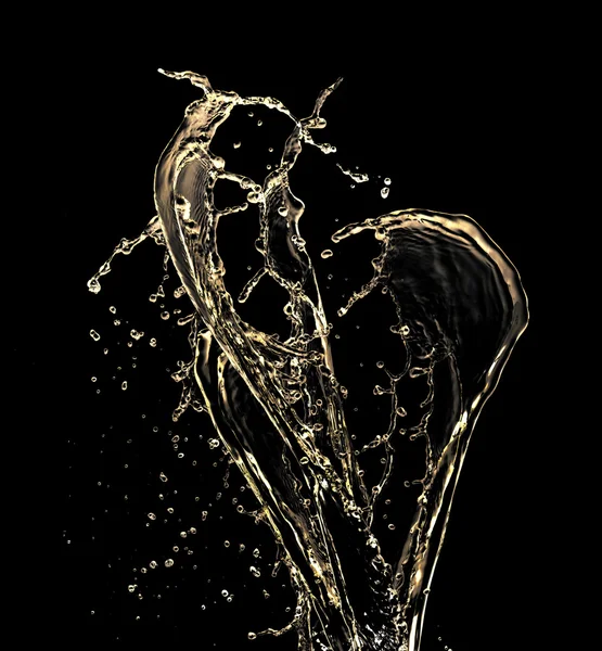 Champagne splash — Stock Photo, Image