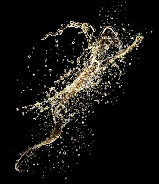 Champagne splash