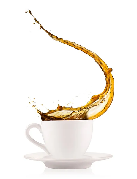 Coffee splashes — Stockfoto