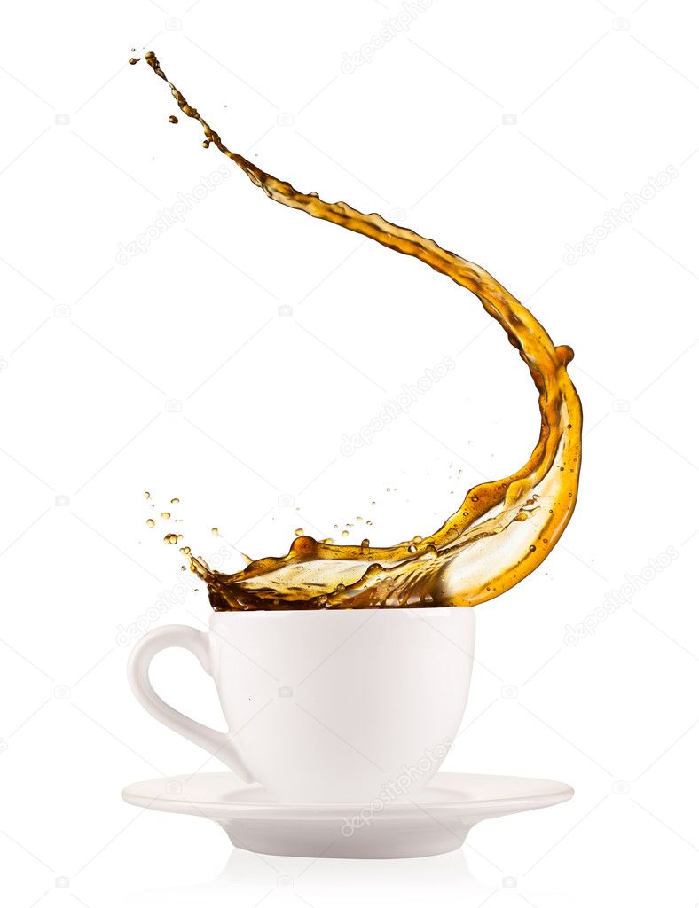 Coffee splashes