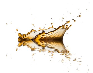 Cola veya kahve splash