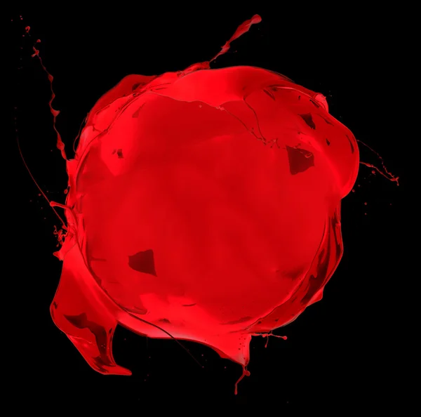 Kırmızı blob — Stok fotoğraf