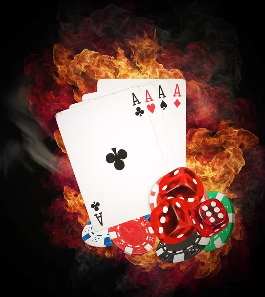 Concept de poker — Photo