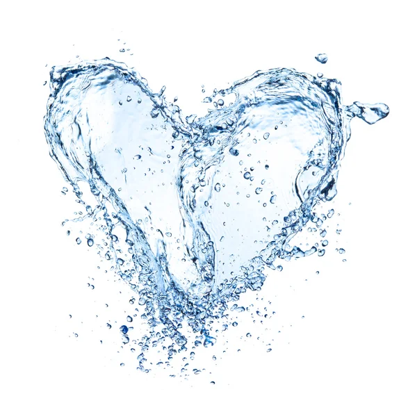 Water heart — Stock Photo, Image