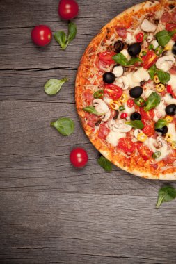 İtalyan pizzası.