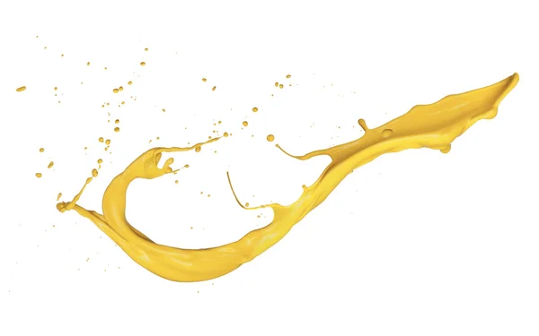 Yellow splash — Stock Photo, Image