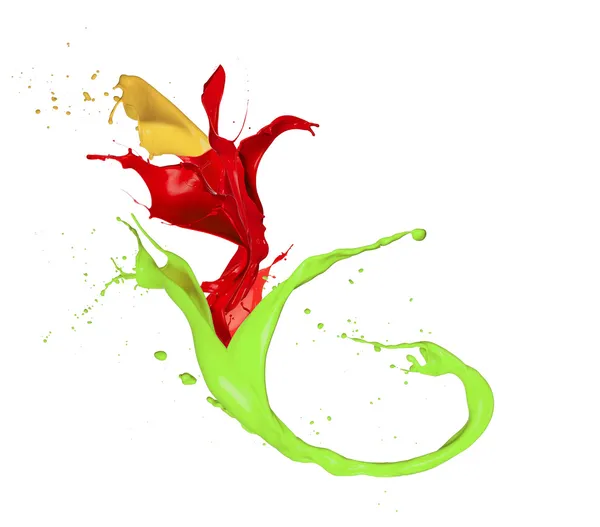 COlored splashes — Stock Photo, Image