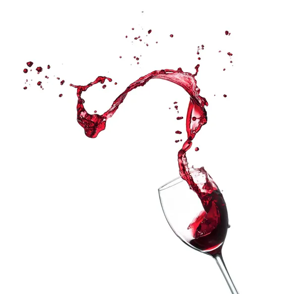 Wine splashes — Stock Photo, Image