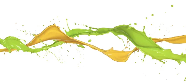 Pintura Splashes — Fotografia de Stock