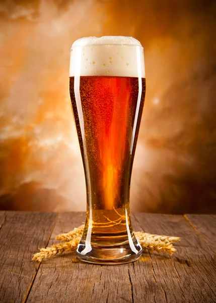 Glas Bier — Stockfoto