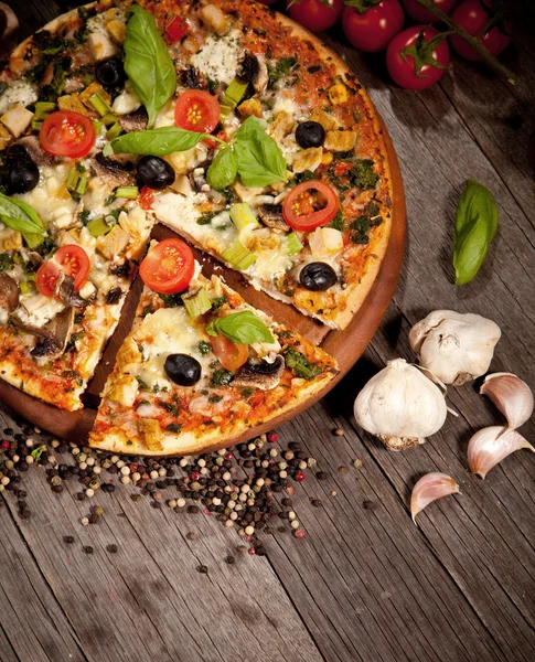 Vynikající čerstvá pizza — Stockfoto