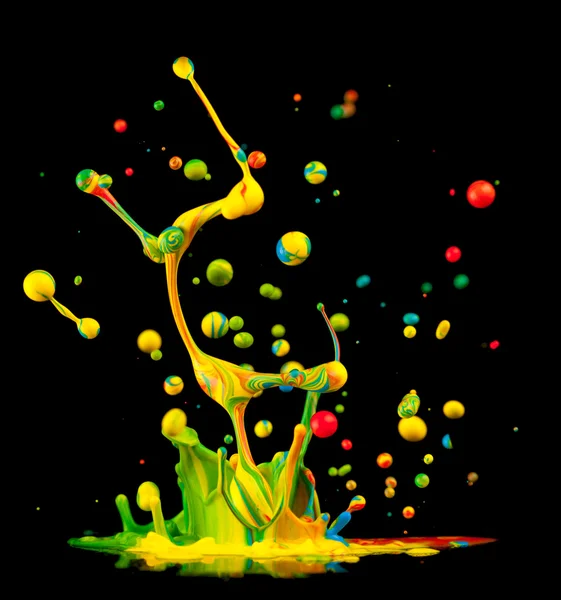 Colored splashes — Stock Photo, Image
