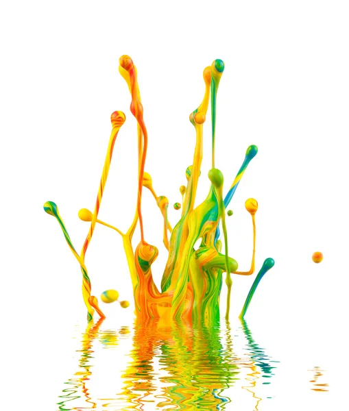 Colored splashes — Stock Photo, Image