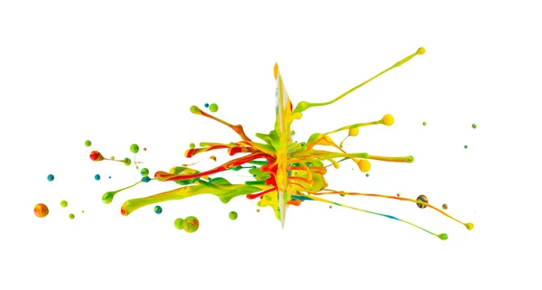 Colored splashes — Stock Photo, Image