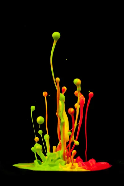 Colored splashes — Stock Photo, Image