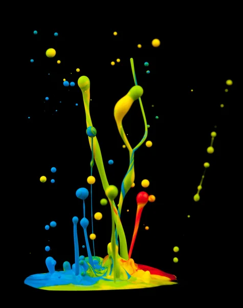 Colored splashes — Stock Photo, Image