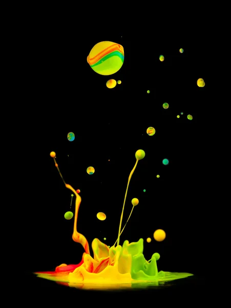 Colored splashes — Stock Photo, Image