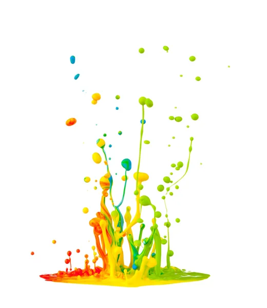 Colored splashes — Stock Photo, Image