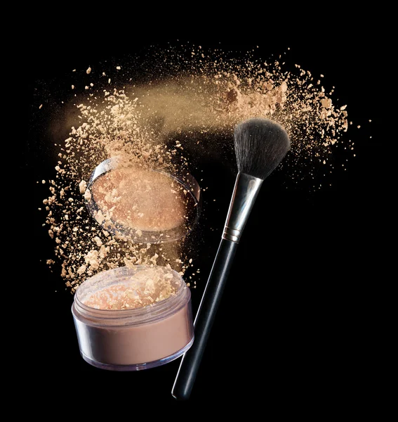 Make-up Puder — Stockfoto