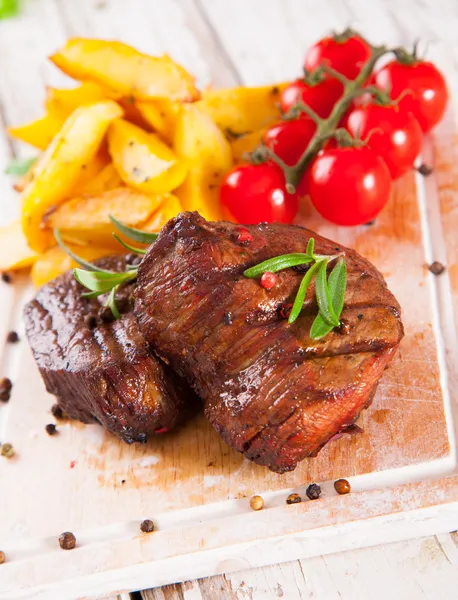 Beef steaks — Stock Photo, Image