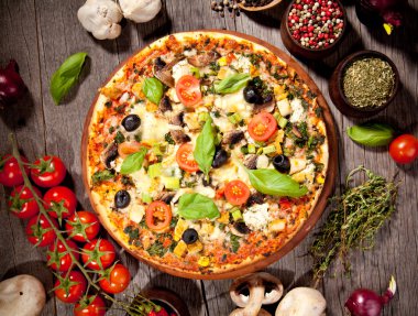 İtalyan pizzası.