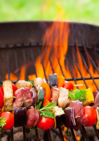 Grilled skewer — Stock Photo, Image