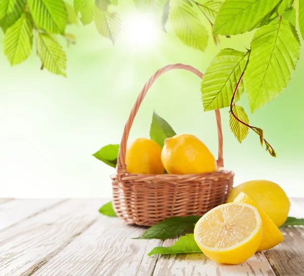 Fresh lemons — Stock Photo, Image