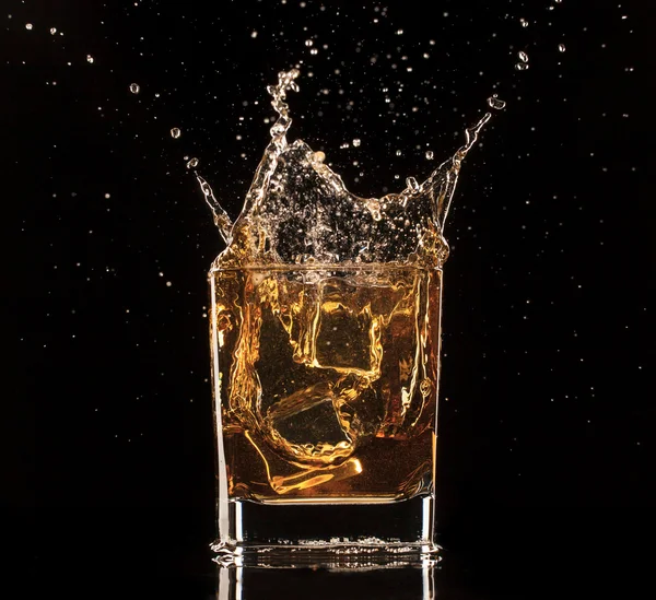 Spritzender Whisky — Stockfoto