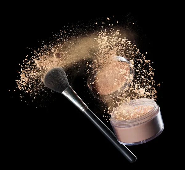 Make-up Puder — Stockfoto