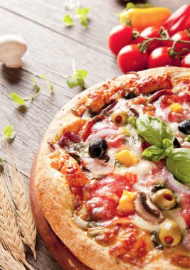 İtalyan pizzası.