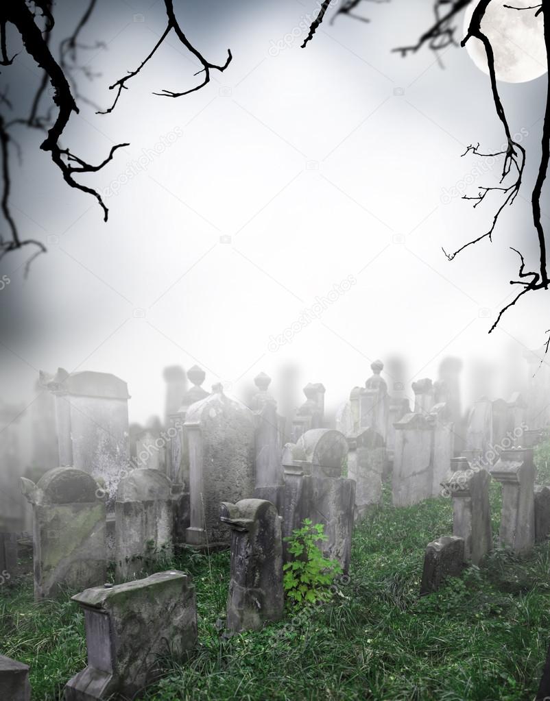 Scary graveyard