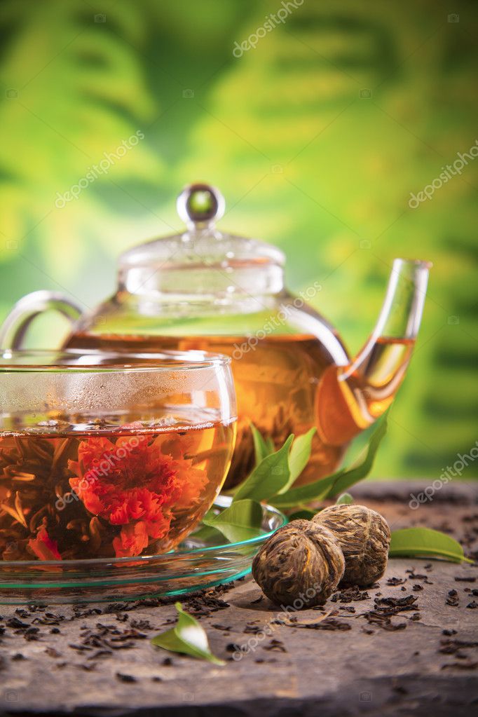 чай цветущий цветок