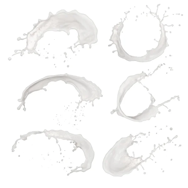 Milk splashes — Stock Photo, Image